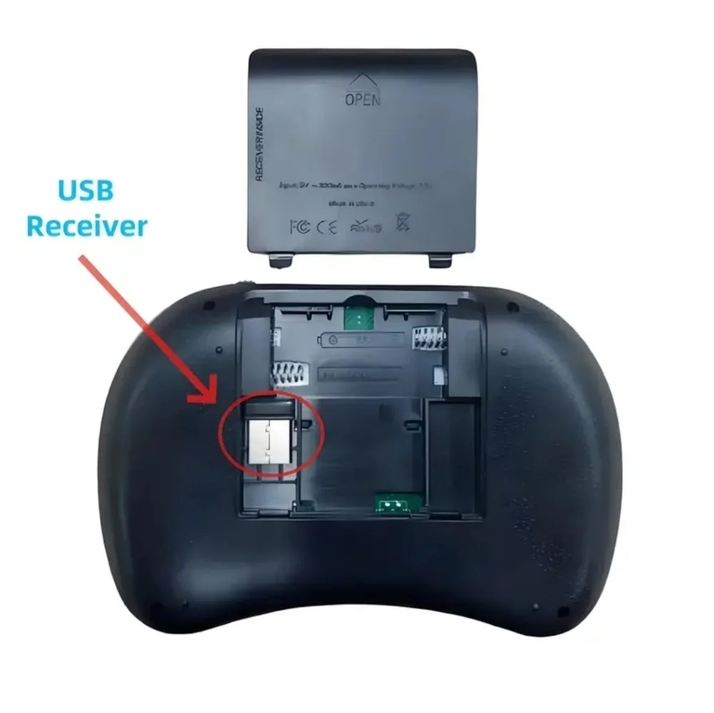 I8 Mini Wireless Keyboard - Ultra Slim Compact Design, 10m Long Range, Quiet